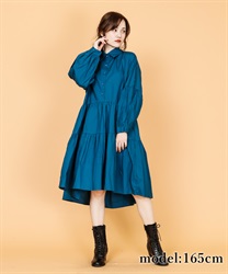 Outlet 2点10 Off対象 ティアードシャツワンピース Web限定商品 Outlet Axes Femme Online Shop
