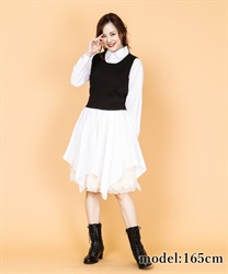 Outlet ベストレイヤードワンピース Web限定商品 Outlet Axes Femme Online Shop