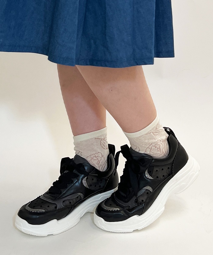 ドットチュールスニーカー | outlet | axes femme online shop