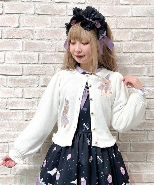 ハロウィンナイト刺繍カーデ | 衣料 | axes femme online shop