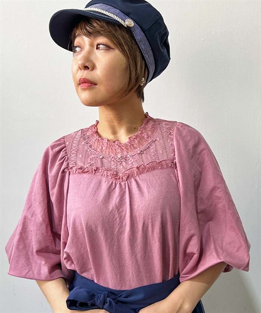 ボリューム袖トップス | outlet | axes femme online shop