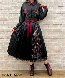 THANKS価格】彼岸花柄プリーツスカート | 衣料 | axes femme online shop
