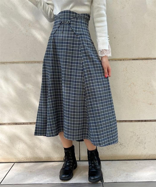 新しいスタイル axes femme☆フレアスカートコルセット スカート
