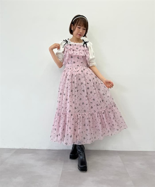 フロッキープリントジャンスカ | outlet | axes femme online shop