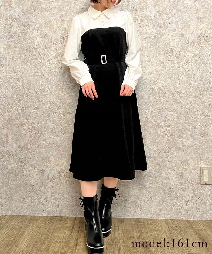 ドッキングニットワンピース | レディース服・レディースファッション