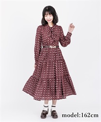 Outlet ヴィンテージ柄ワンピース Outlet Axes Femme Online Shop