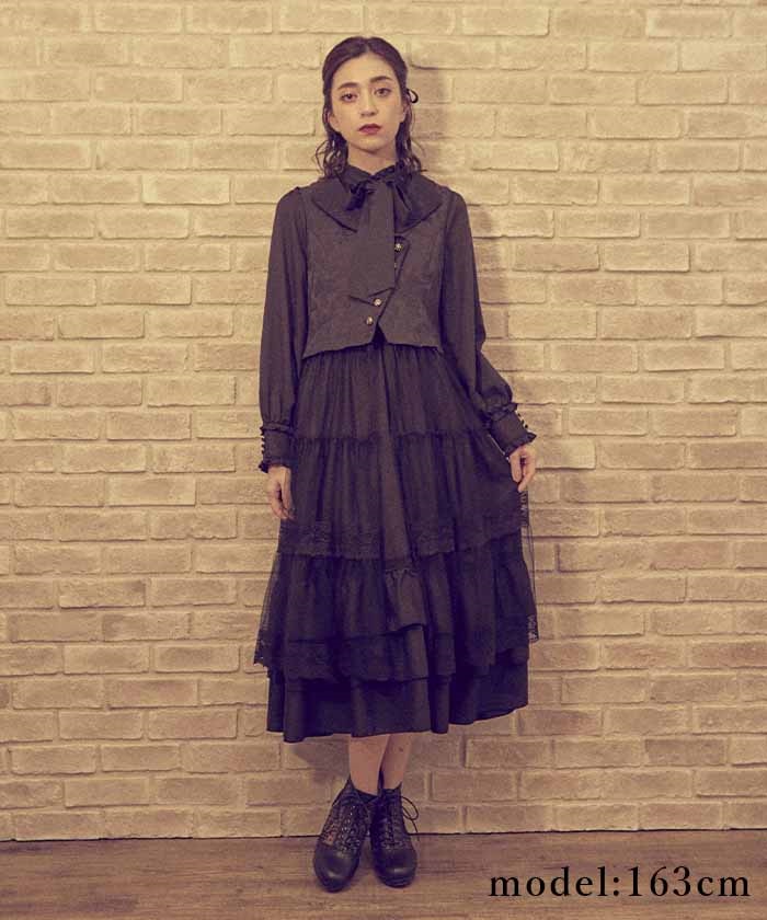 ２０ｔｈ／ジャカードベスト | outlet | axes femme online shop