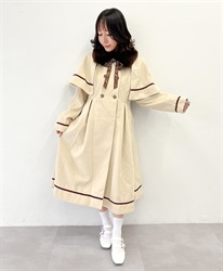 ファー襟付ケープロングコート | POETIQUE | axes femme online shop