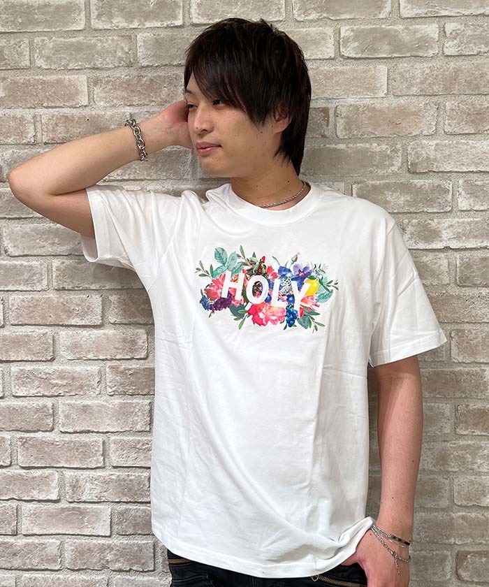 ＨＯＬＹロゴプリントＴシャツ | outlet | axes femme online shop