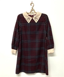 チェック柄サックワンピース | vintage｜axesfemme online shop