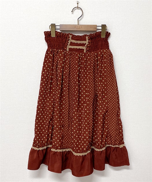 【vintage】２ｗａｙ　ドットスカート
