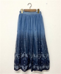 グラデチュール刺繍スカート | vintage｜axesfemme online shop