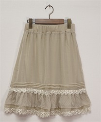 【vintage】裾レースペチスカート