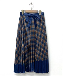 【vintage】タータンチェックプリントスカート