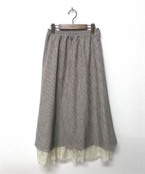 【vintage】リバーシブルレーススカート