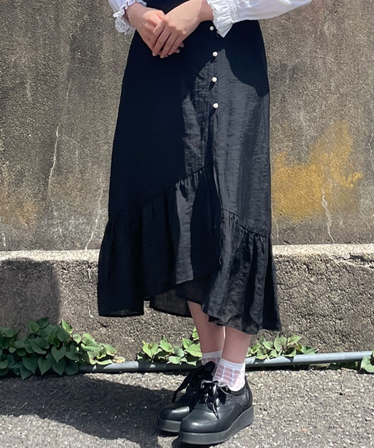 【axesfemme】ラップデザインマーメイドスカート