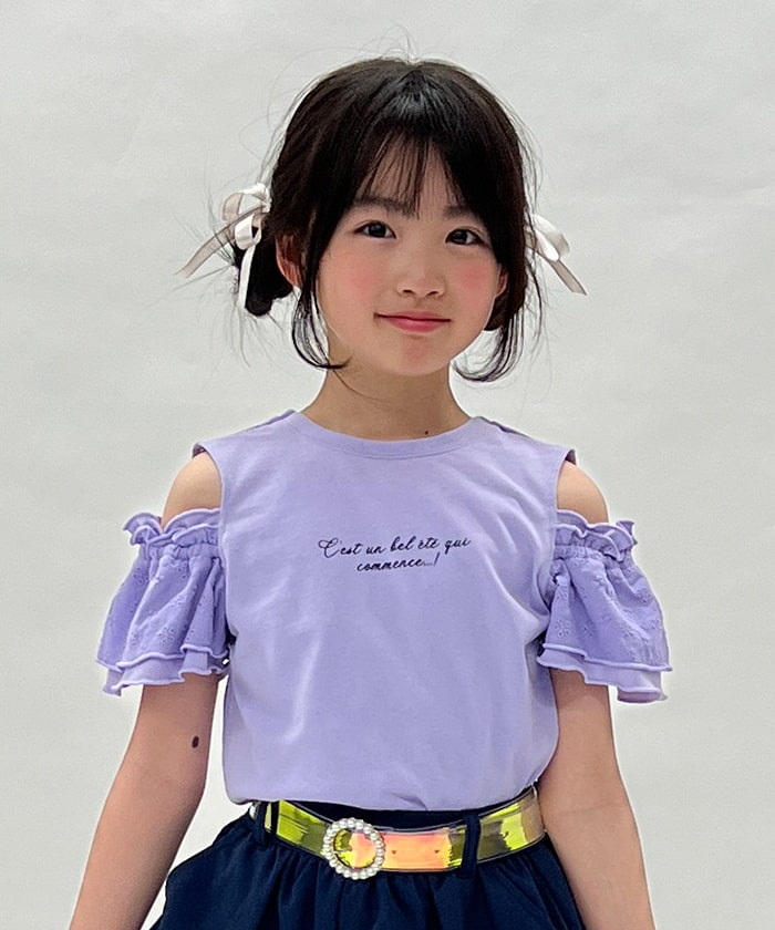 ２ＷＡＹ肩開きＴシャツ | kids | axes femme online shop