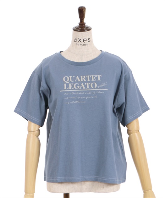 ぷっくりプリントＴシャツ | outlet | axes femme online shop