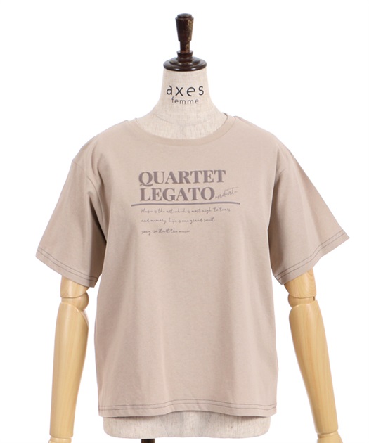 ぷっくりプリントＴシャツ | outlet | axes femme online shop