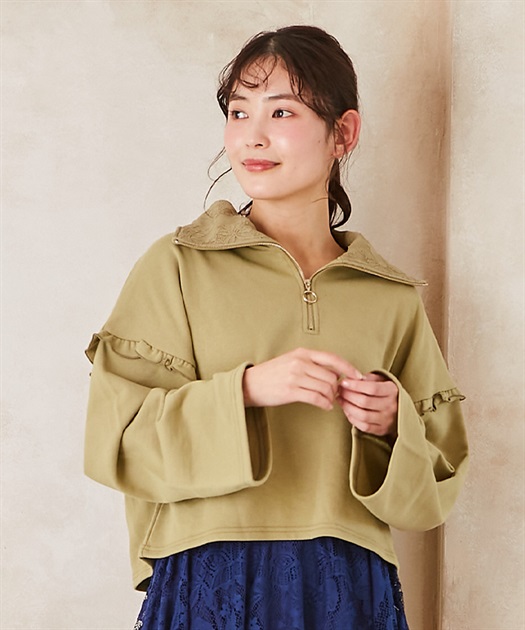 ハーフジップトップス | outlet | axes femme online shop