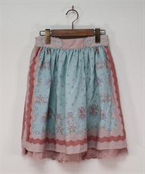 【vintage】鳥かご柄スカート