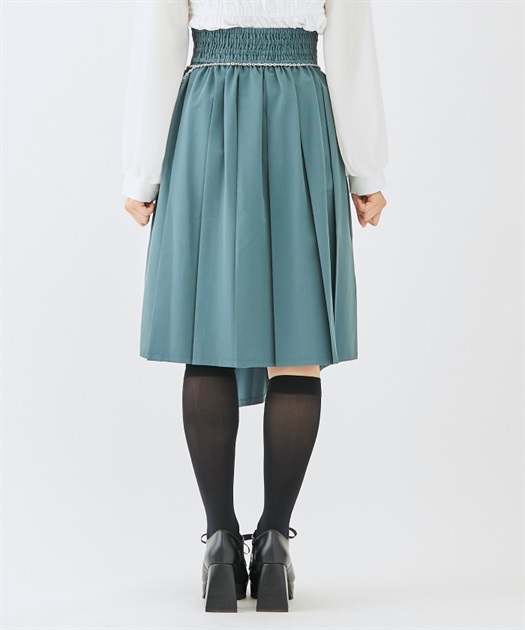 チャイナボタンアシメスカート | POETIQUE | axes femme online shop