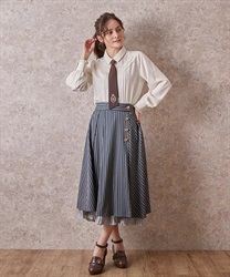 ストライプ柄ミディスカート | outlet | axes femme online shop