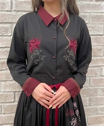 彼岸花刺繍シャツ | outlet | axes femme online shop