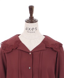 アソートボタン開襟ブラウス | outlet | axes femme online shop