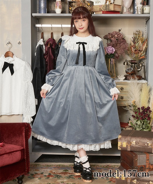OUTLET】ベロアワンピース | outlet | axes femme online shop
