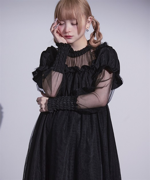 レイヤードチュールワンピース | レディース服・レディース