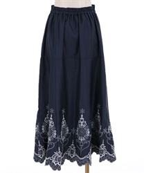 カラー刺繍スカート | outlet | axes femme online shop