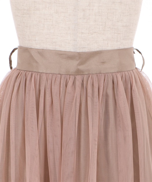 チュールカラー刺繍スカート | アクシーズファム公式通販 axes femme 