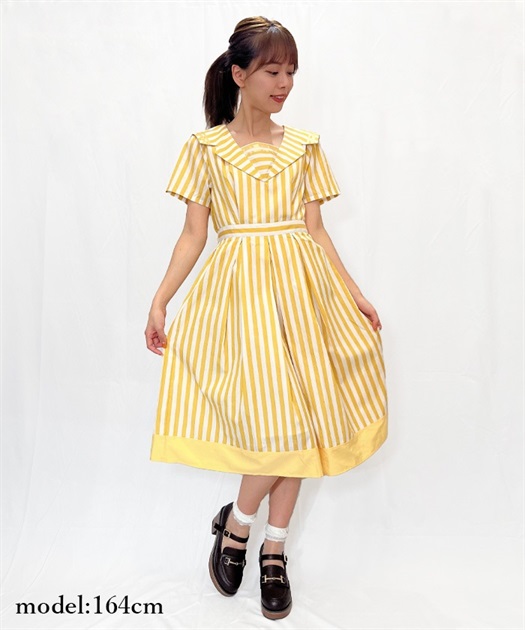 ストライプセーラーワンピース | outlet | axes femme online shop