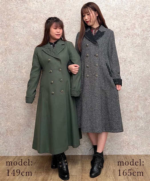 ダブルブレストテーラーコート | outlet | axes femme online shop