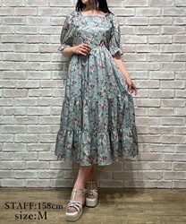 Ｒｅｄｌａｂｅｌブーケ柄ワンピース【受注生産】 | axes femme | axes ...