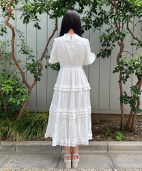 コットン風レースワンピース | Nostalgie | axes femme online shop