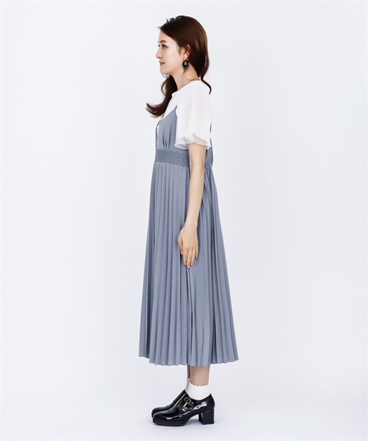 Outlet プリーツキャミワンピース Outlet Axes Femme Online Shop