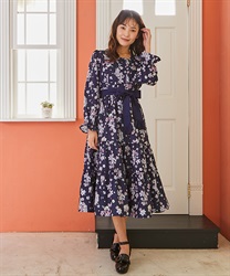 桜柄ティアードワンピース | outlet | axes femme online shop