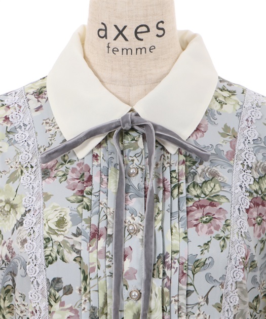 クラシカルフラワーワンピース | 衣料 | axes femme online shop