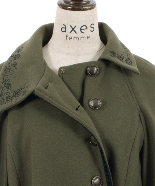 連釦ケープコート | outlet | axes femme online shop