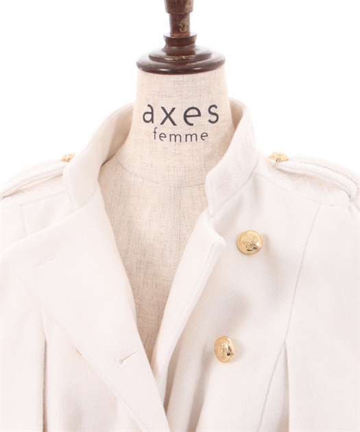 ダブルボタンケープコート | 衣料 | axes femme online shop