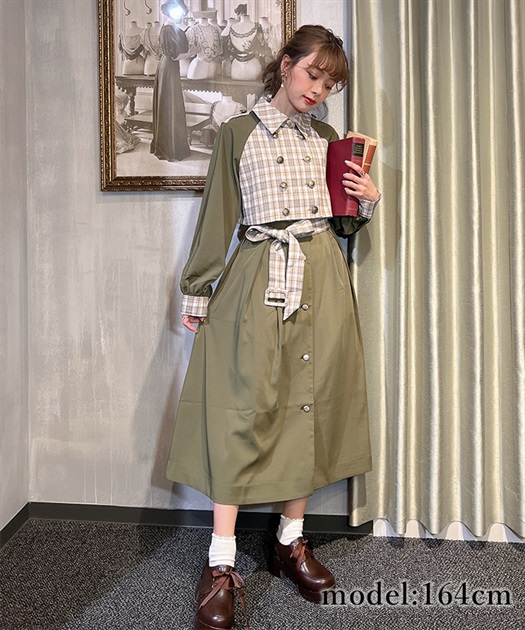 ２ＷＡＹバイカラーコート | outlet | axes femme online shop