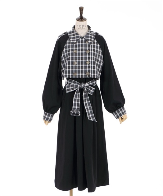 ２ＷＡＹバイカラーコート | outlet | axes femme online shop