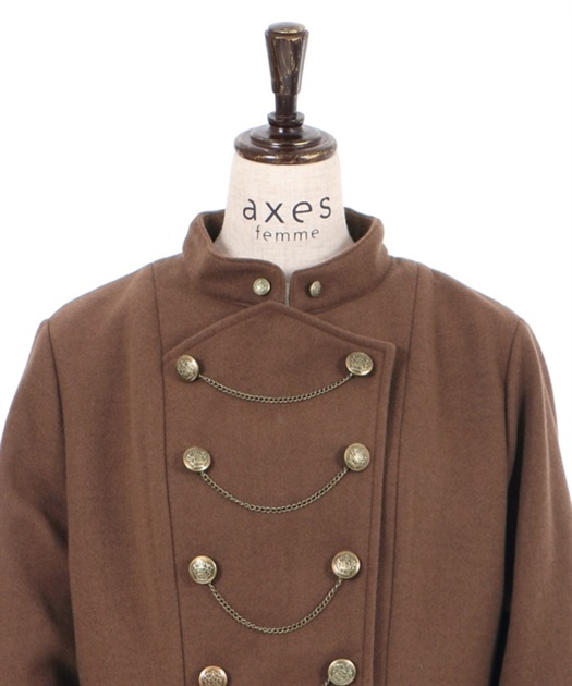 【OUTLET】【Web価格】ナポレオンロングコート - Axes femme