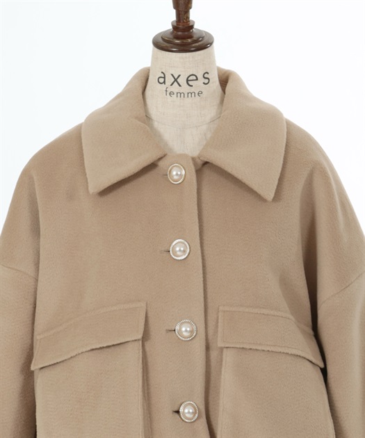 ビッグポケットショートコート | axes femme | axes femme online shop