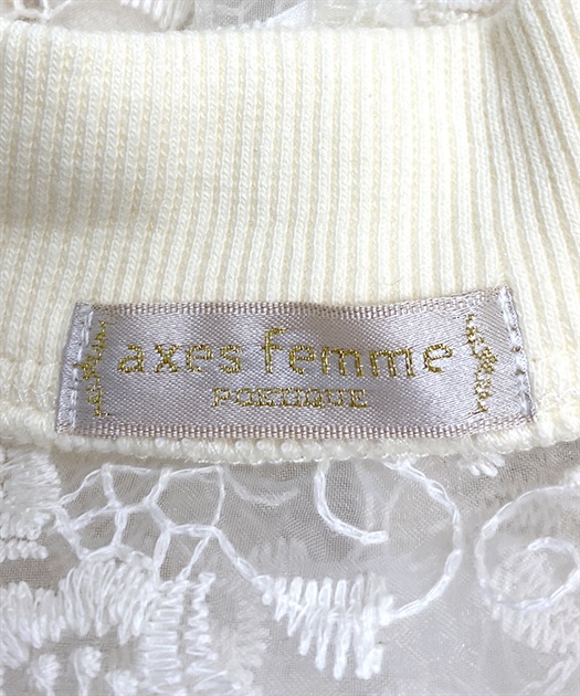 フラワーレースシアーブルゾン | vintage｜axesfemme online shop