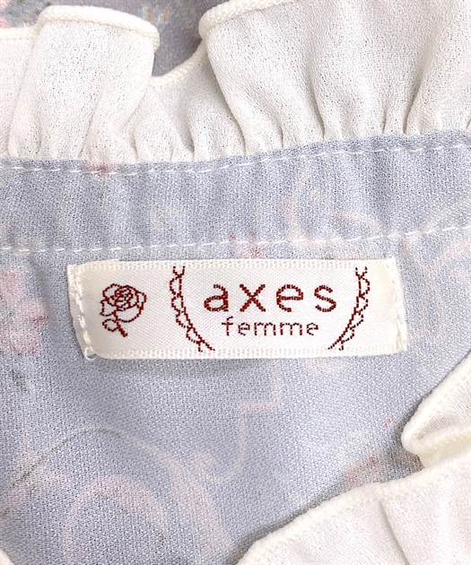 axesfemme】壁紙柄ブロッキングワンピース | vintage｜axesfemme