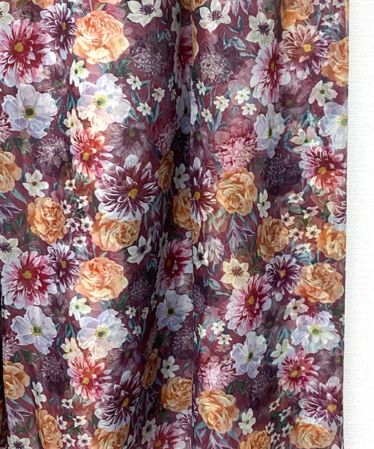 花柄ソフトオーガンジースカート | vintage｜axesfemme online shop