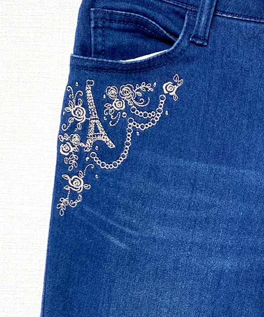 激安ブランド S2ONE (a45)【希少レア】00s 刺繍 DENIM S2ONE DENIM 青